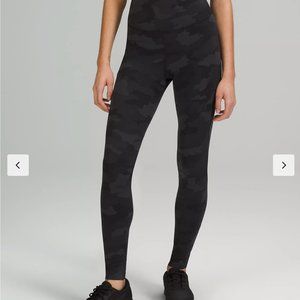 Lululemon camo Base Pace HR Tight 28" size 14